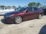 2016 Kia Optima Lx Burgundy vin: 5XXGT4L36GG019390