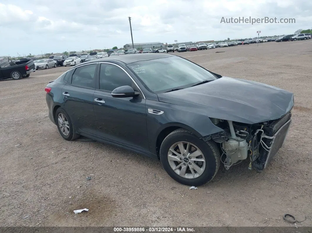 2016 Kia Optima Lx Gray vin: 5XXGT4L36GG023021