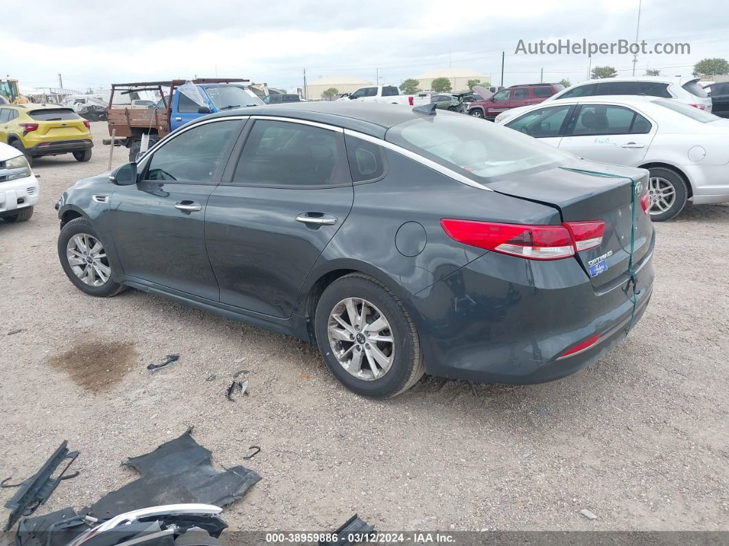 2016 Kia Optima Lx Gray vin: 5XXGT4L36GG023021