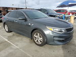 2016 Kia Optima Lx Gray vin: 5XXGT4L36GG028025