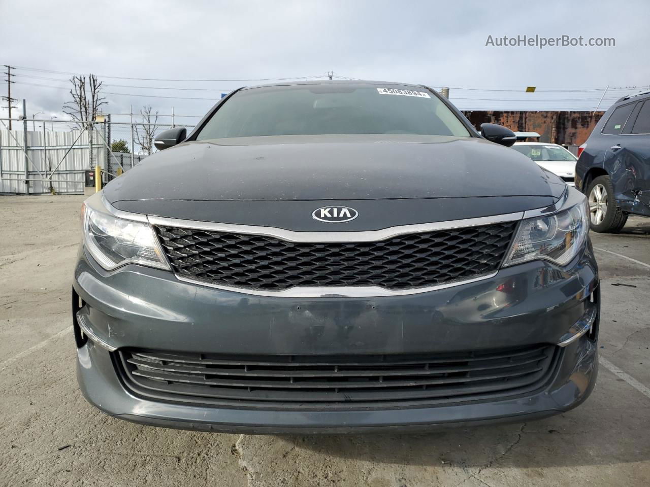 2016 Kia Optima Lx Gray vin: 5XXGT4L36GG028025