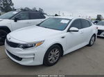 2016 Kia Optima Lx White vin: 5XXGT4L36GG054818