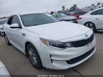 2016 Kia Optima Lx White vin: 5XXGT4L36GG054818