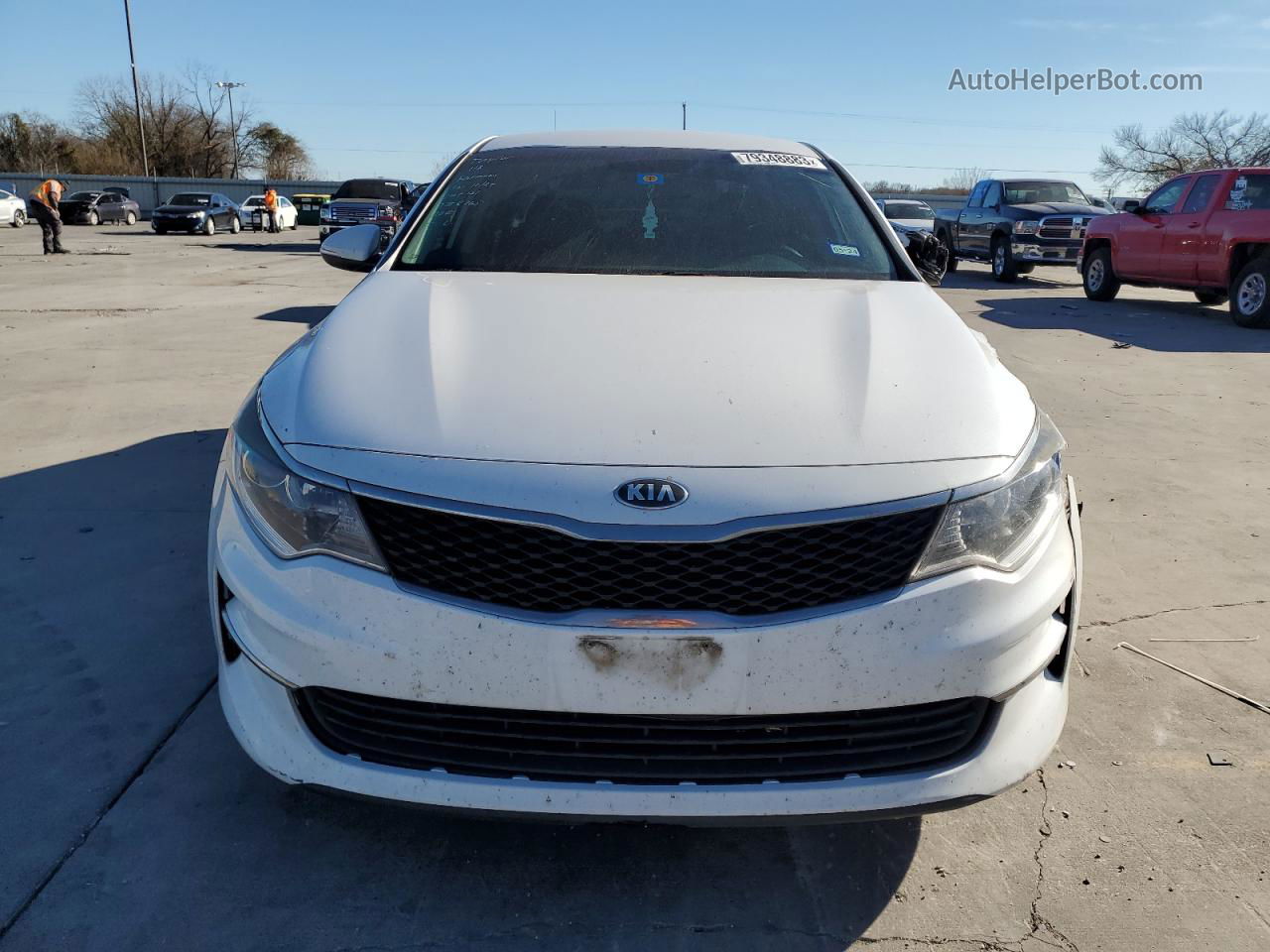 2016 Kia Optima Lx Белый vin: 5XXGT4L36GG055743