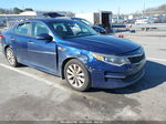 2016 Kia Optima Lx Синий vin: 5XXGT4L36GG059999