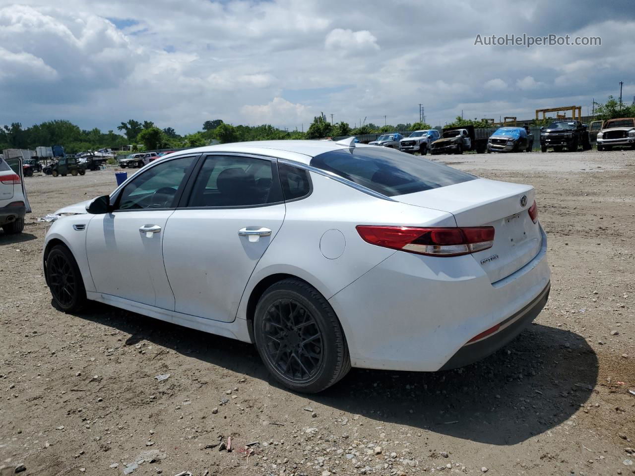 2016 Kia Optima Lx Белый vin: 5XXGT4L36GG069691