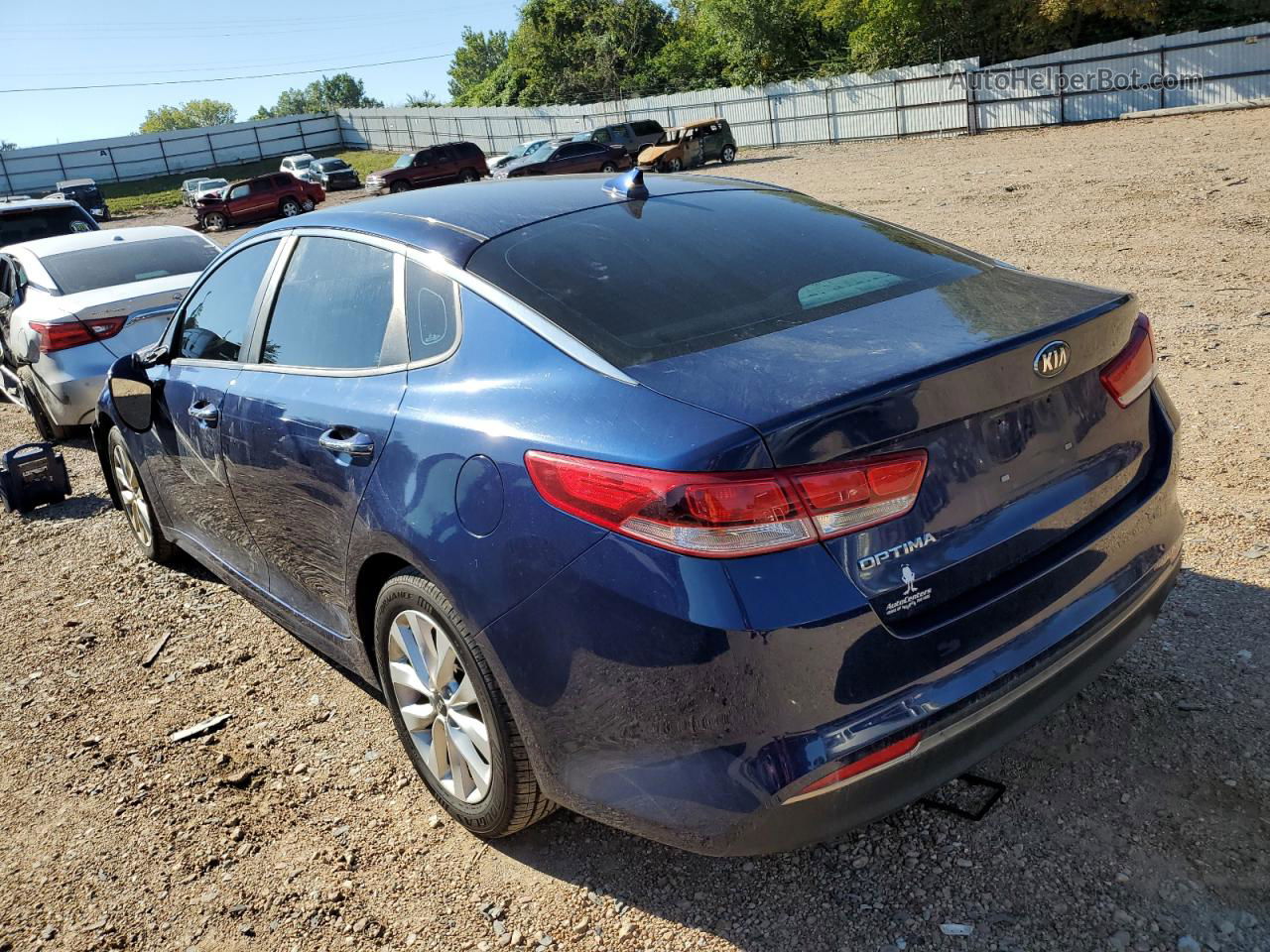 2016 Kia Optima Lx Blue vin: 5XXGT4L36GG074809