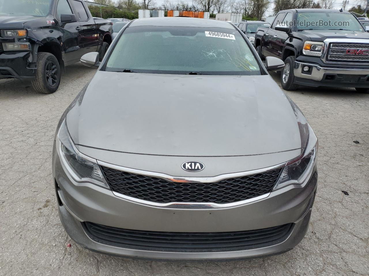 2016 Kia Optima Lx Gray vin: 5XXGT4L36GG104617