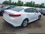 2016 Kia Optima Lx White vin: 5XXGT4L36GG111051