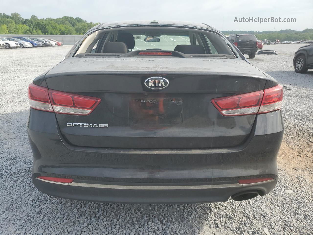 2016 Kia Optima Lx Black vin: 5XXGT4L36GG115245