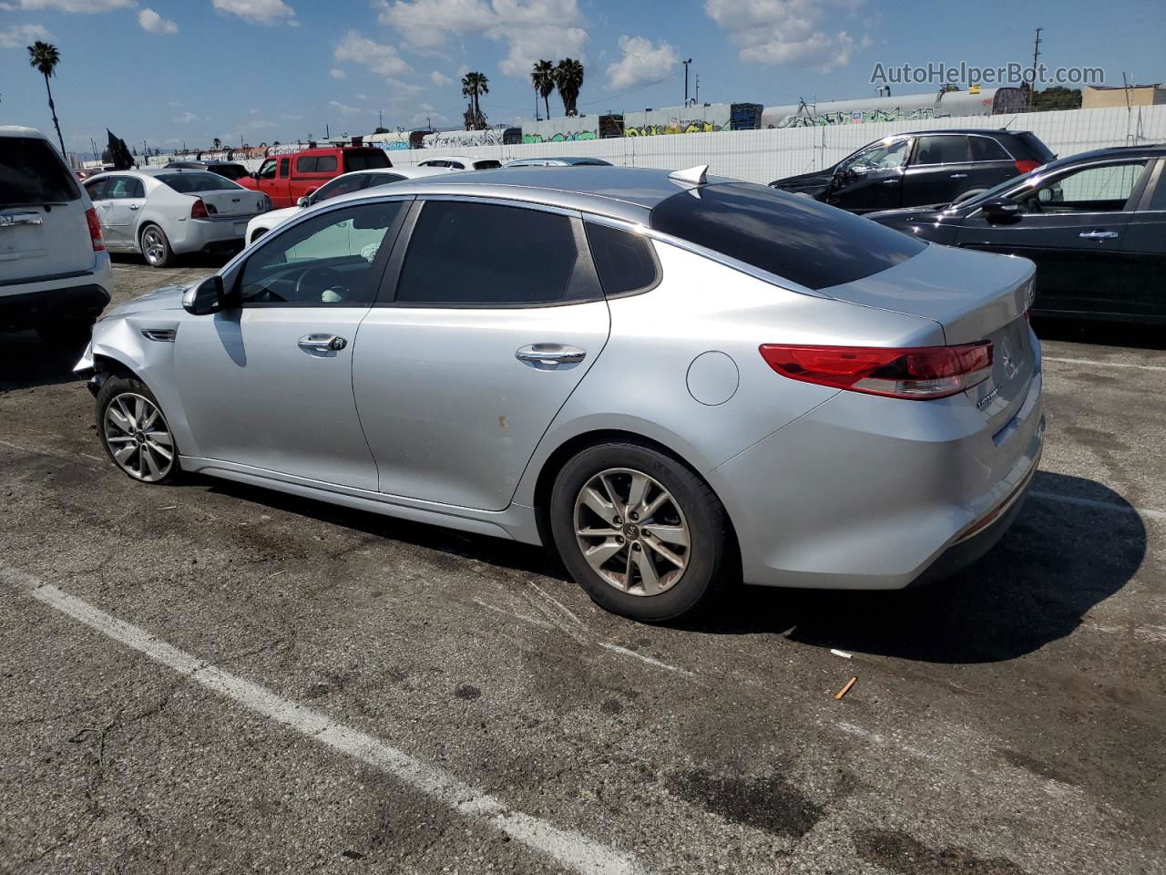 2016 Kia Optima Lx Silver vin: 5XXGT4L36GG118064