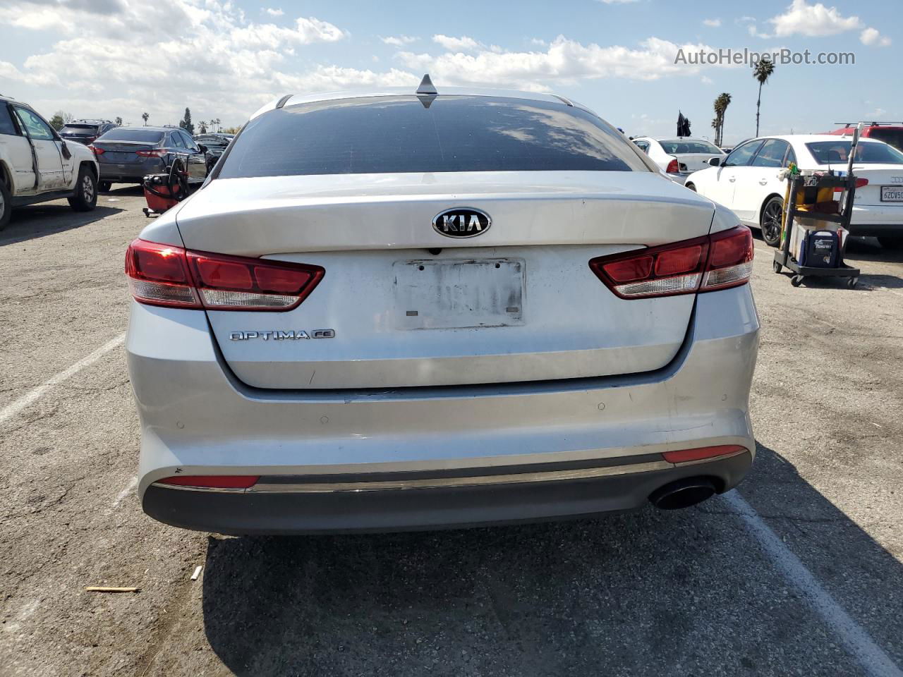 2016 Kia Optima Lx Silver vin: 5XXGT4L36GG118064