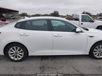 2017 Kia Optima Lx White vin: 5XXGT4L36HG121645