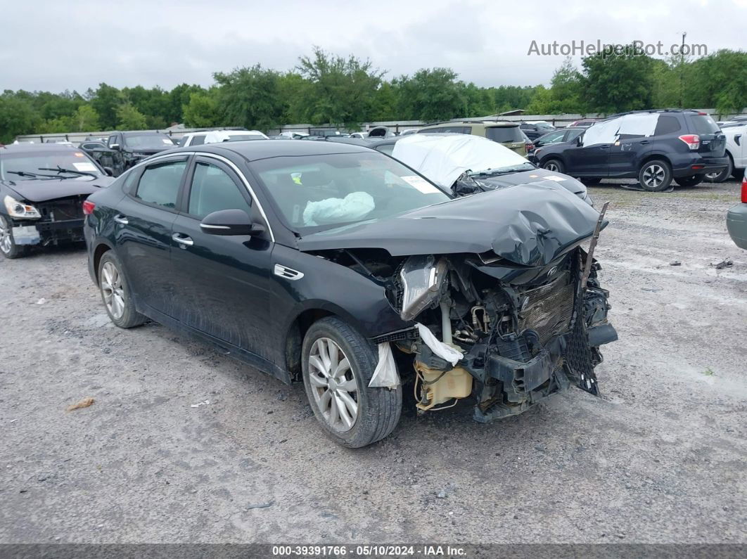 2017 Kia Optima Lx Black vin: 5XXGT4L36HG122620