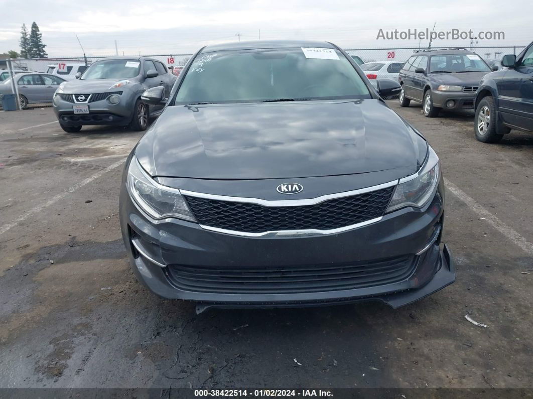 2017 Kia Optima Lx Серый vin: 5XXGT4L36HG139997