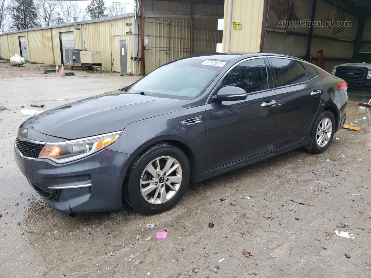 2017 Kia Optima Lx Gray vin: 5XXGT4L36HG145007