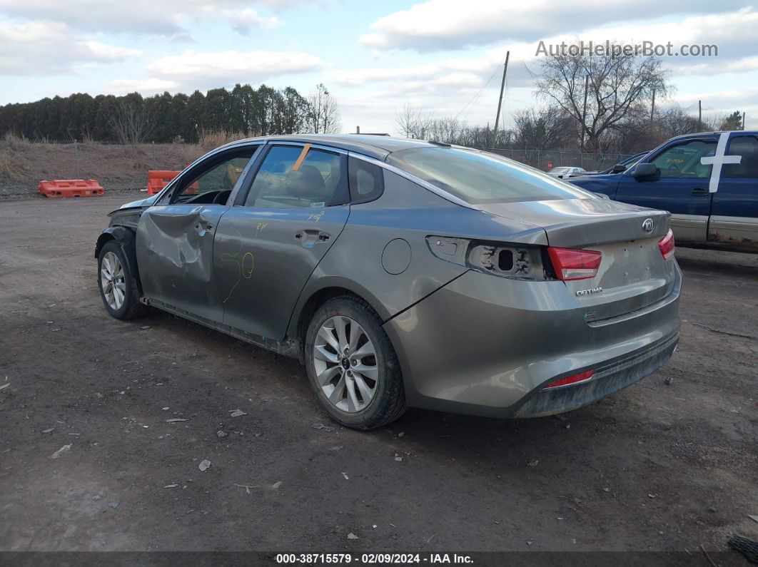 2017 Kia Optima Lx Silver vin: 5XXGT4L36HG145914