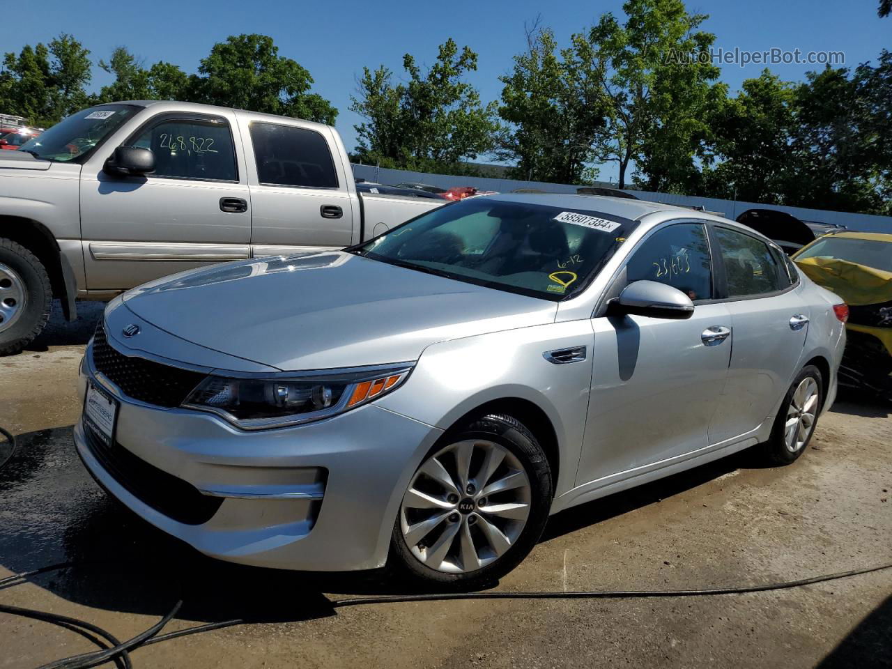 2017 Kia Optima Lx Silver vin: 5XXGT4L36HG147100