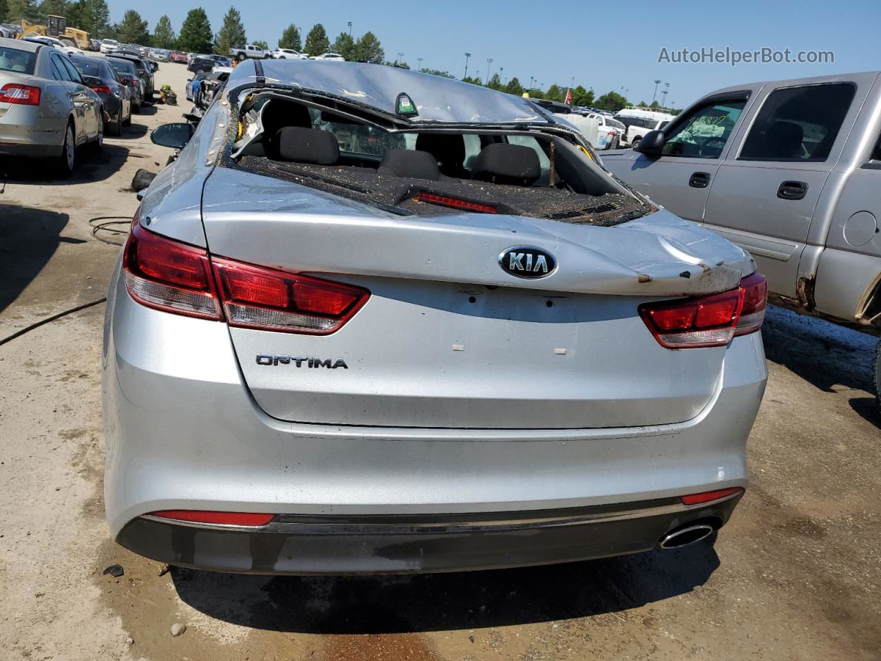 2017 Kia Optima Lx Серебряный vin: 5XXGT4L36HG147100