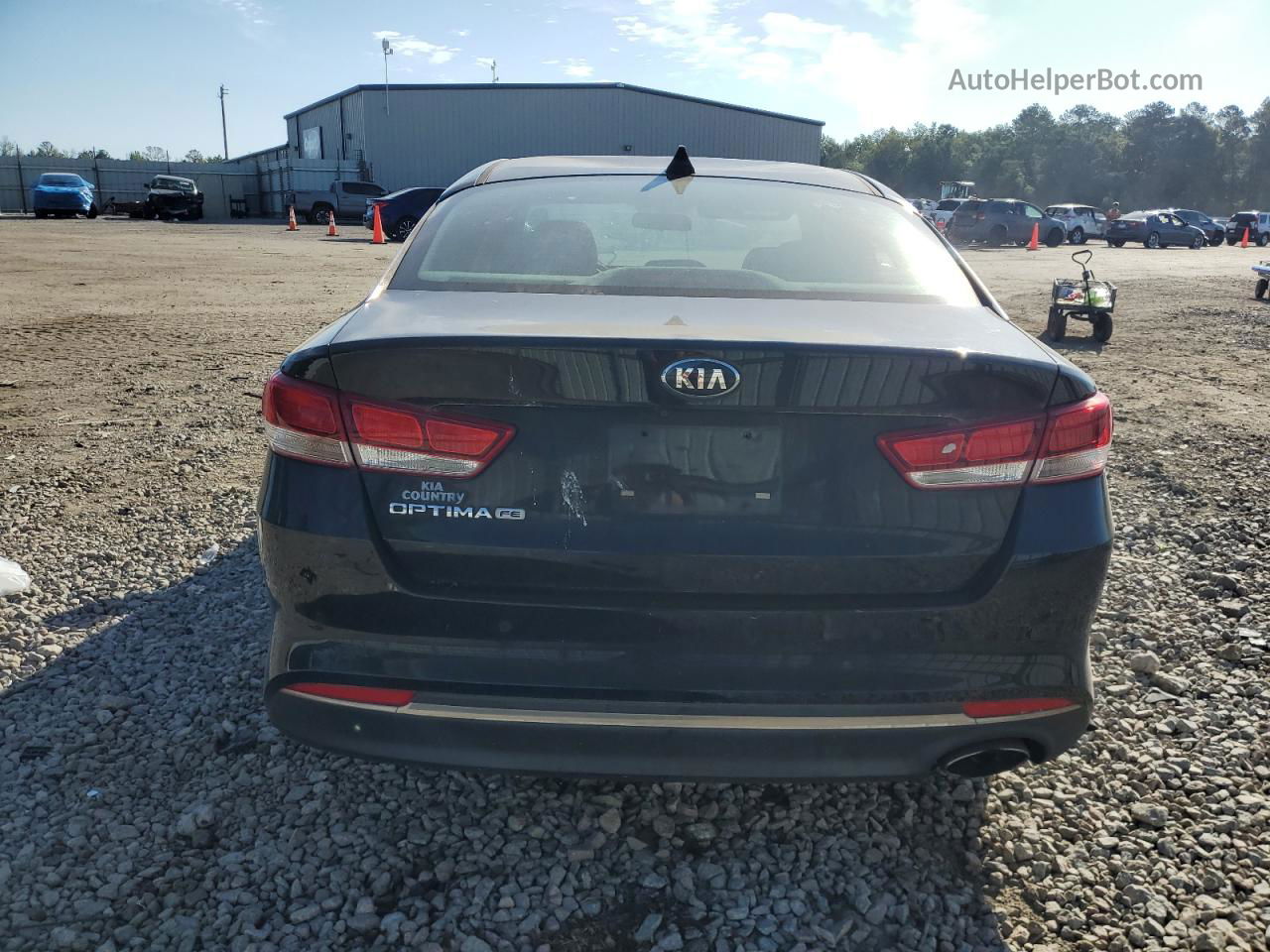 2018 Kia Optima Lx Black vin: 5XXGT4L36JG179325