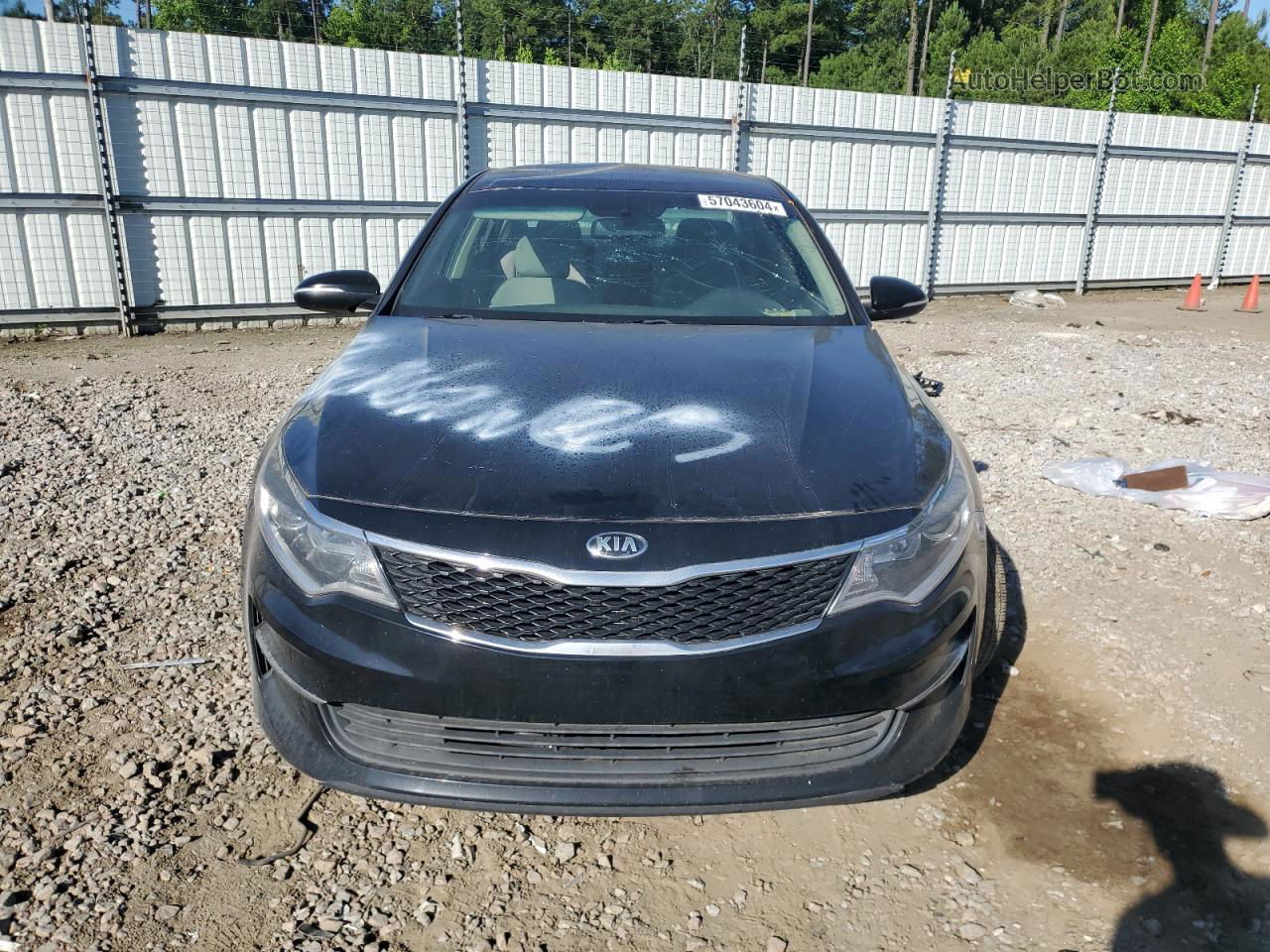 2018 Kia Optima Lx Black vin: 5XXGT4L36JG179325