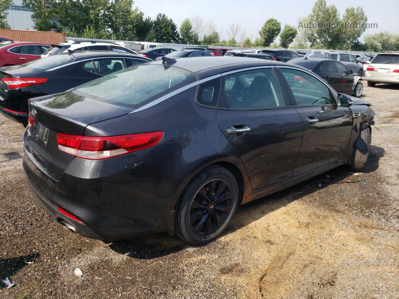 2018 Kia Optima Lx Gray vin: 5XXGT4L36JG182533