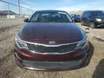 2018 Kia Optima Lx Burgundy vin: 5XXGT4L36JG189997