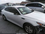 2018 Kia Optima Lx White vin: 5XXGT4L36JG212209