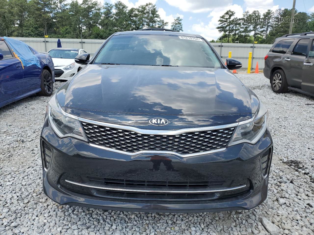 2018 Kia Optima Lx Черный vin: 5XXGT4L36JG214056