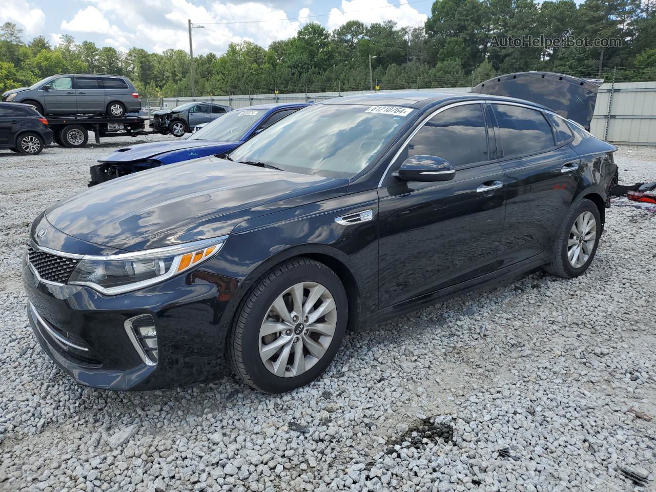 2018 Kia Optima Lx Black vin: 5XXGT4L36JG214056