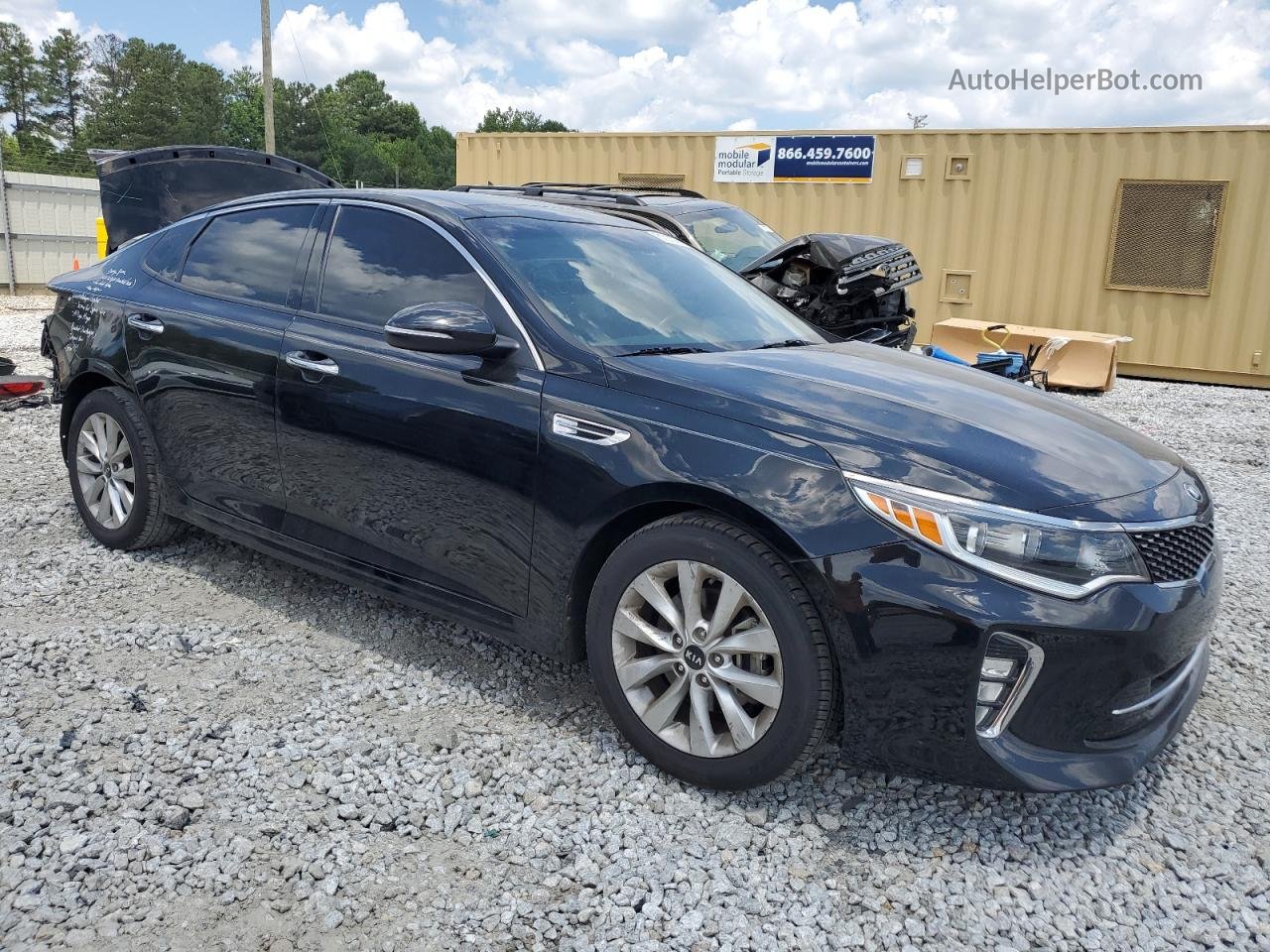 2018 Kia Optima Lx Черный vin: 5XXGT4L36JG214056