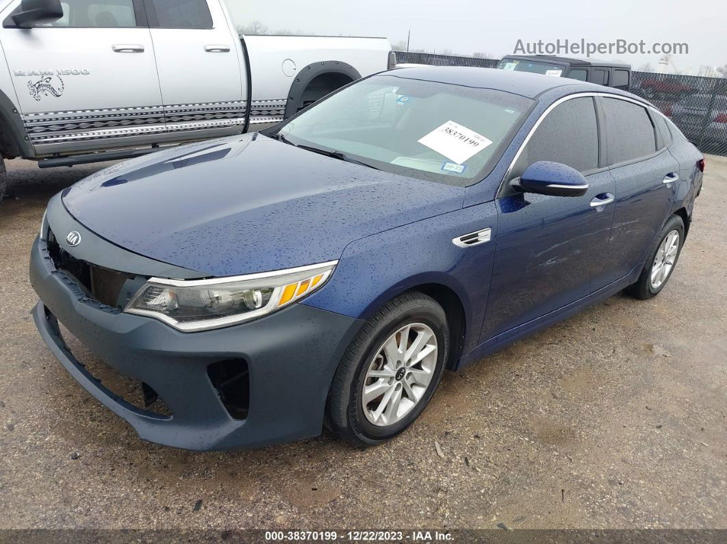 2018 Kia Optima Lx Blue vin: 5XXGT4L36JG230399