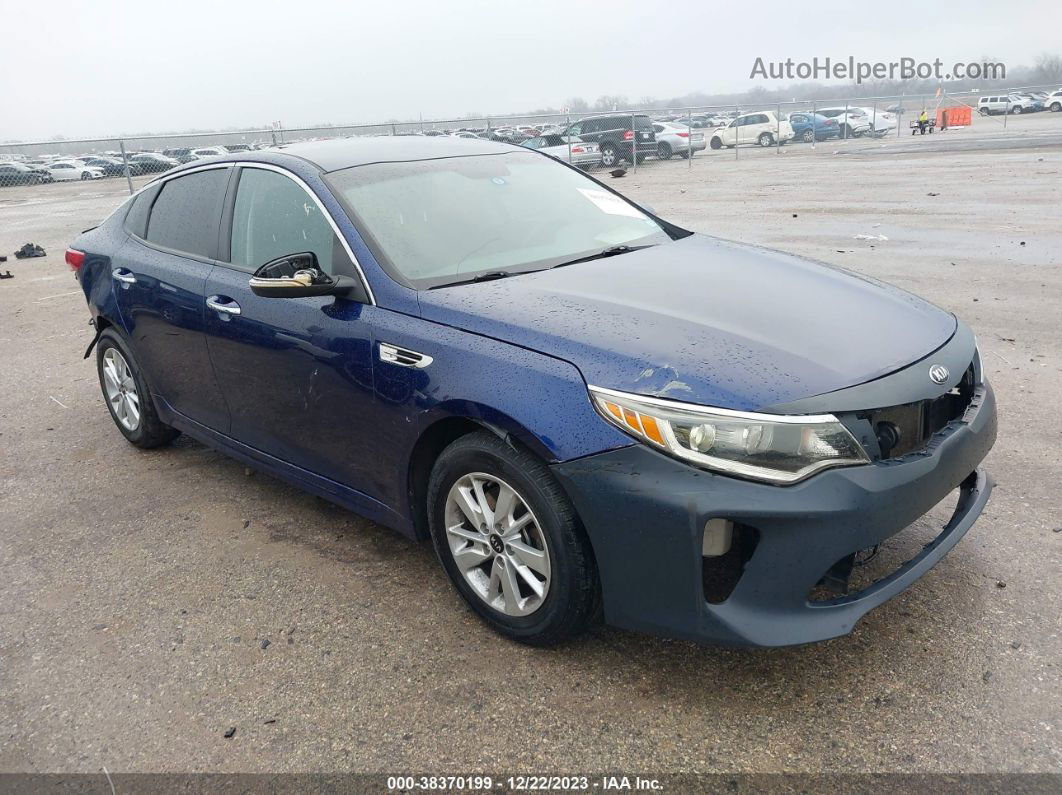 2018 Kia Optima Lx Blue vin: 5XXGT4L36JG230399