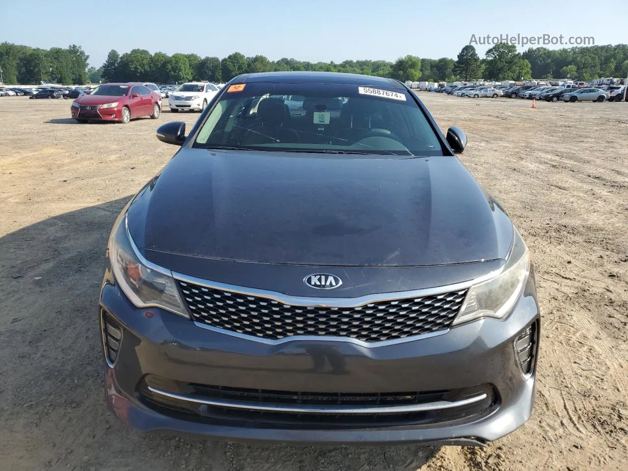 2018 Kia Optima Lx Charcoal vin: 5XXGT4L36JG233397