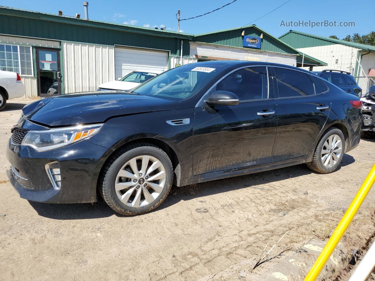 2018 Kia Optima Lx Black vin: 5XXGT4L36JG236347