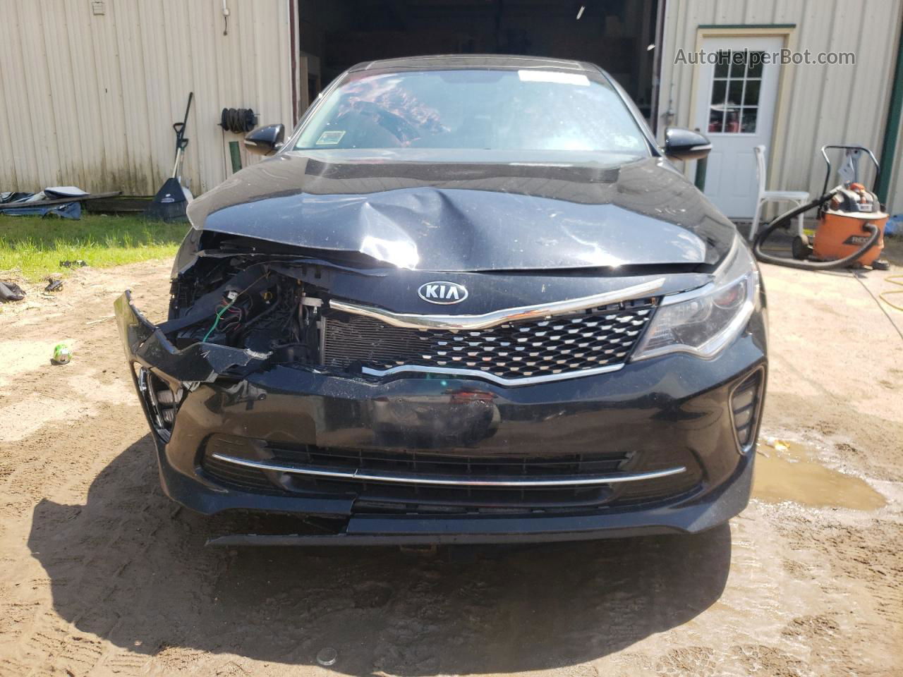 2018 Kia Optima Lx Black vin: 5XXGT4L36JG236347