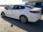 2018 Kia Optima Lx White vin: 5XXGT4L36JG243296