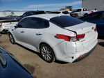 2018 Kia Optima Lx White vin: 5XXGT4L36JG267551