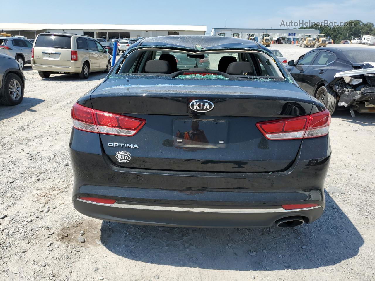 2018 Kia Optima Lx Black vin: 5XXGT4L36JG270059