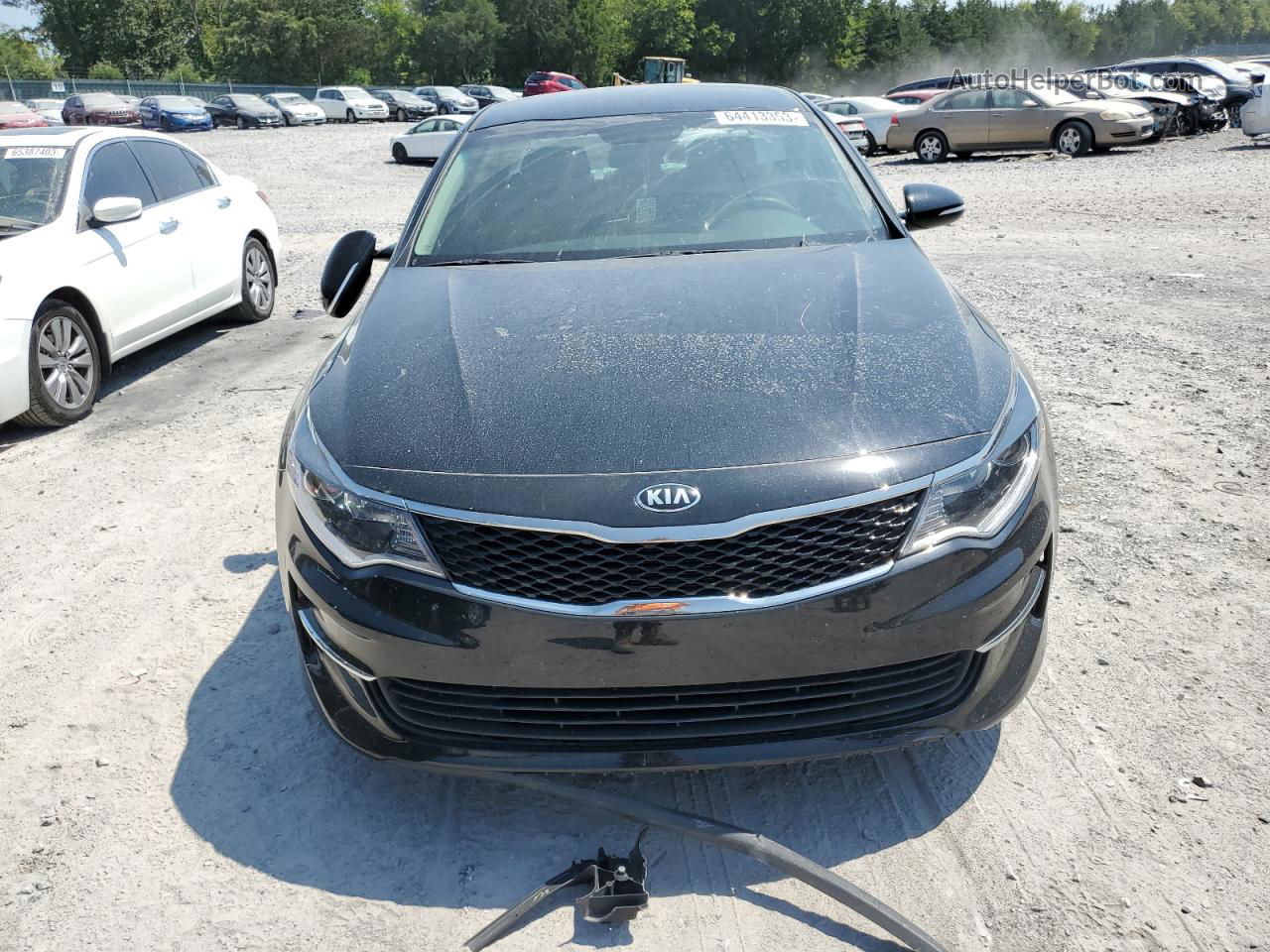 2018 Kia Optima Lx Black vin: 5XXGT4L36JG270059