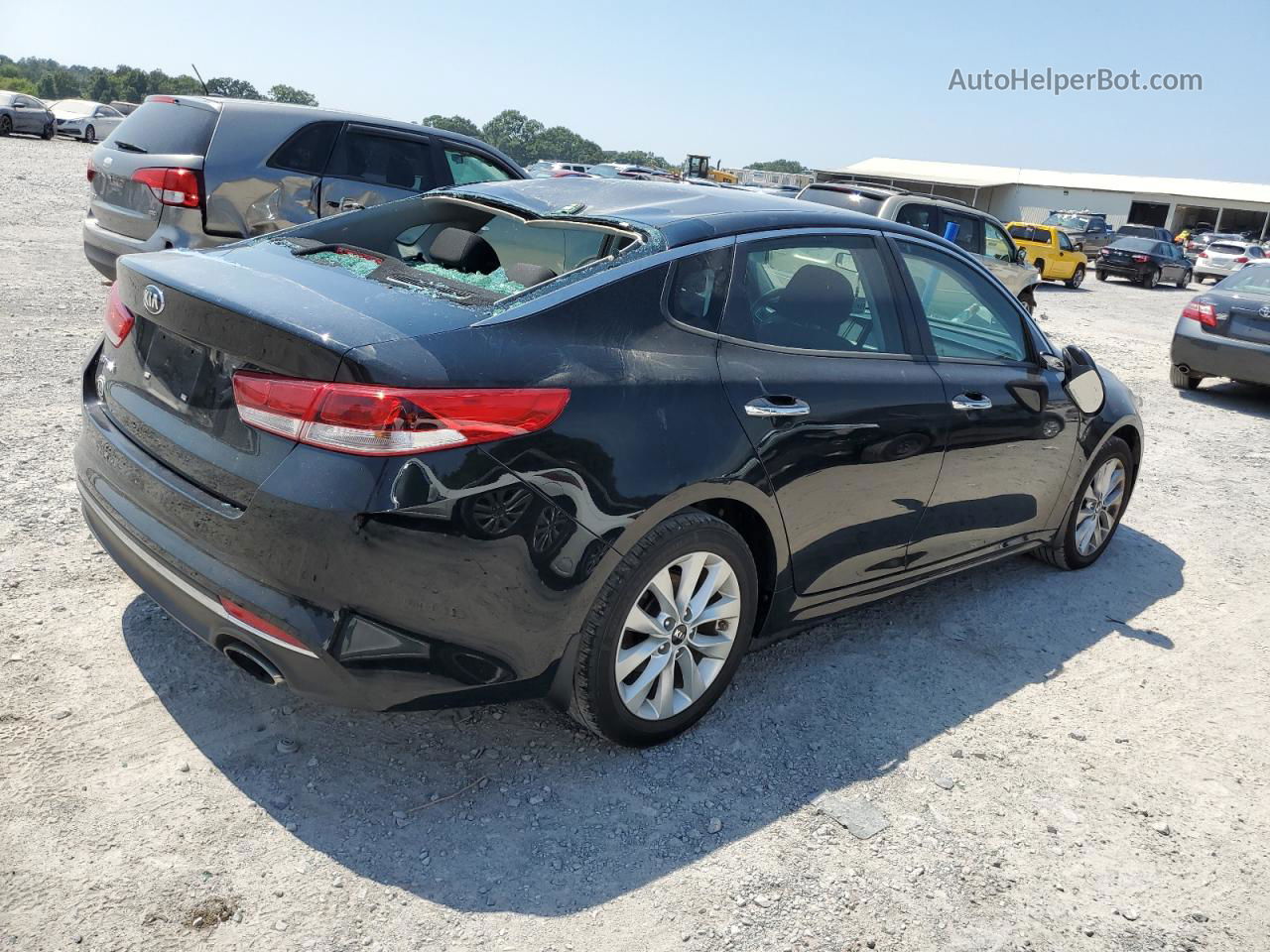 2018 Kia Optima Lx Black vin: 5XXGT4L36JG270059