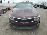 2016 Kia Optima Lx Burgundy vin: 5XXGT4L37GG020466