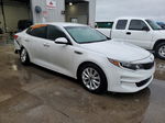 2016 Kia Optima Lx White vin: 5XXGT4L37GG020970