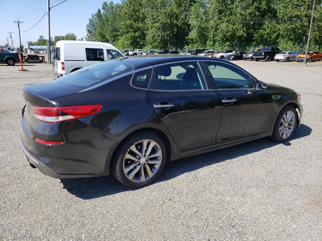 2016 Kia Optima Lx Black vin: 5XXGT4L37GG031581