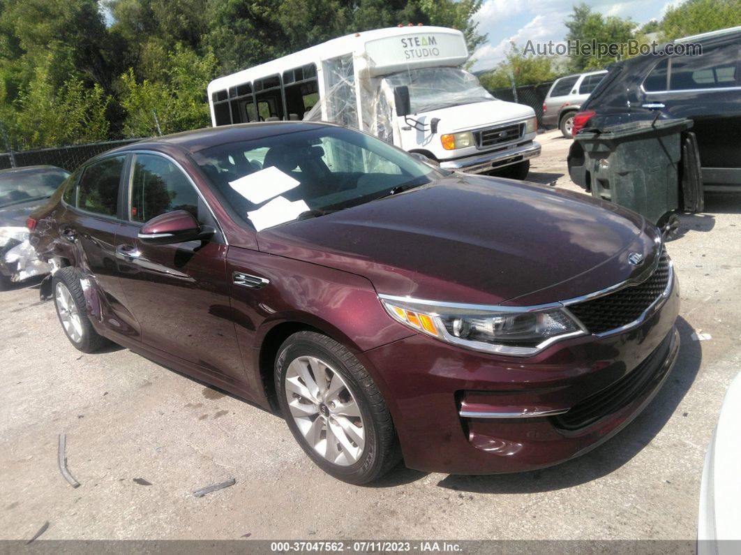 2016 Kia Optima Lx Коричневый vin: 5XXGT4L37GG074222