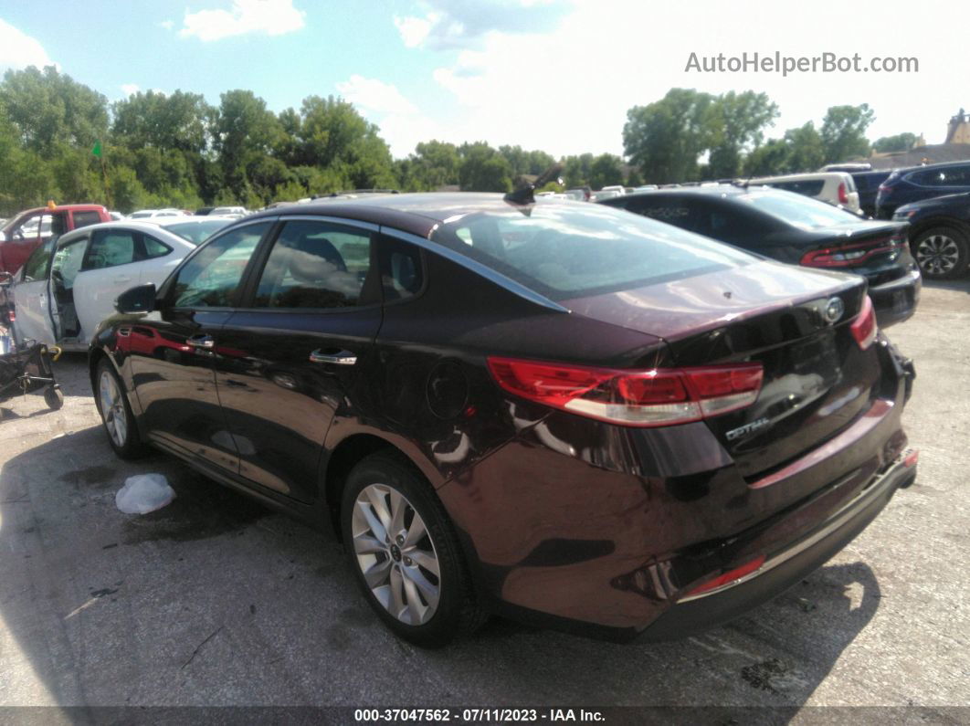 2016 Kia Optima Lx Brown vin: 5XXGT4L37GG074222