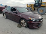 2016 Kia Optima Lx Maroon vin: 5XXGT4L37GG082806