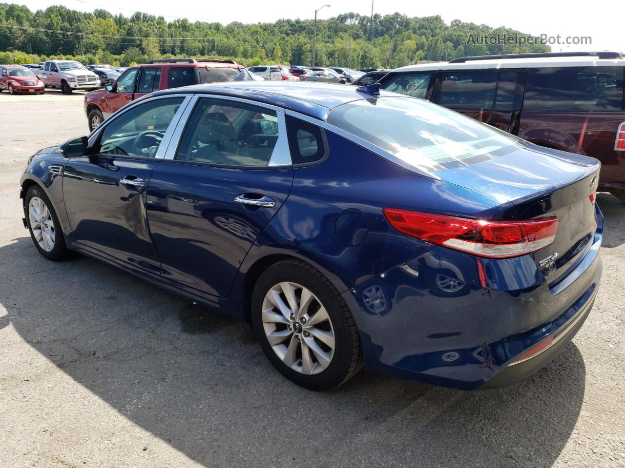 2016 Kia Optima Lx Blue vin: 5XXGT4L37GG083616