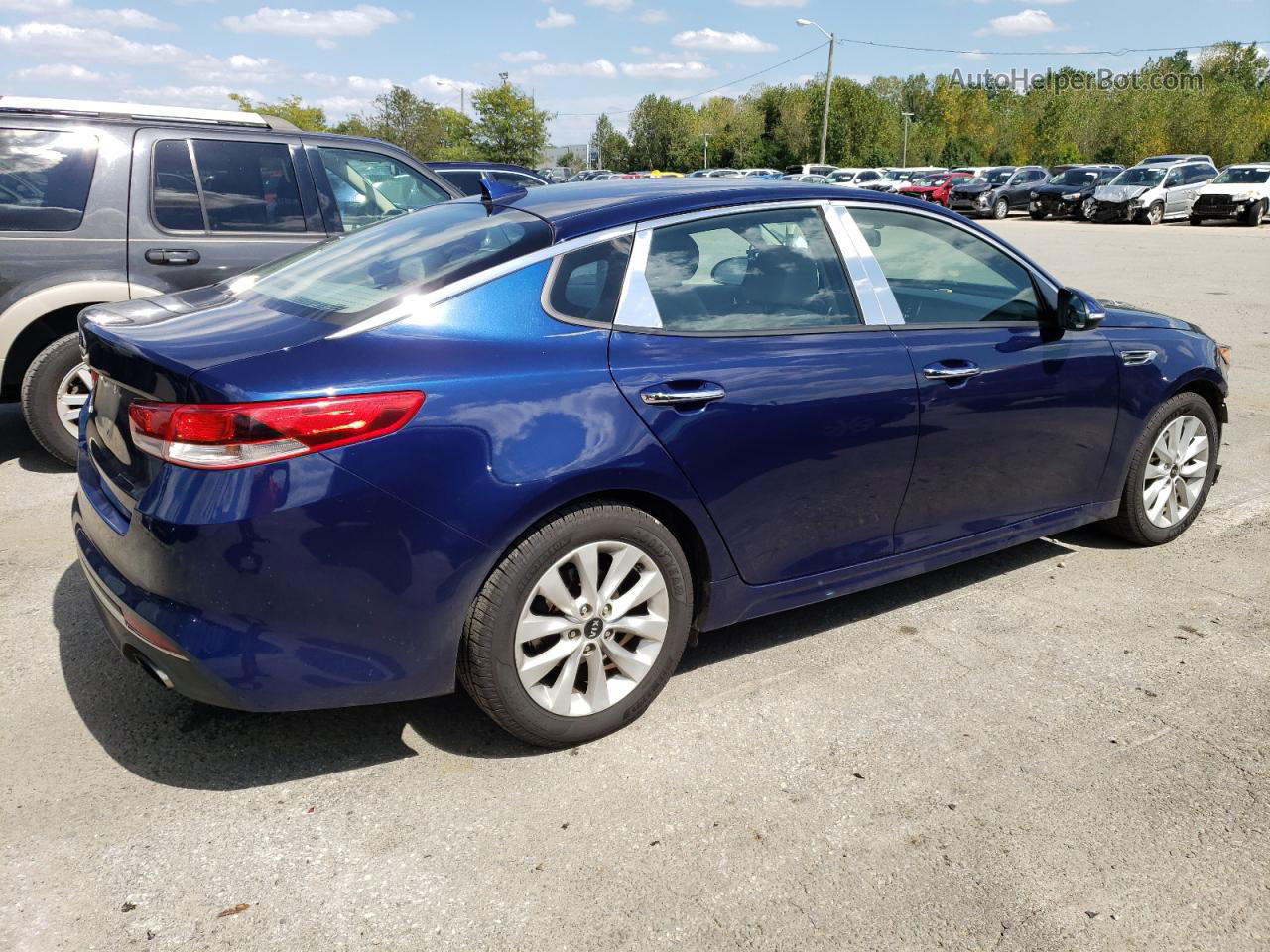 2016 Kia Optima Lx Blue vin: 5XXGT4L37GG083616