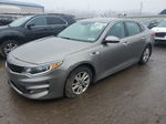 2016 Kia Optima Lx Gray vin: 5XXGT4L37GG092736